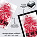 The image is a framed poster featuring a red football player with the text "GO BIG RED" printed on it. The poster is framed in high-quality MDF frames, and it is available in multiple sizes, including 11x17" to 24x36" and 13x19" to 24x36" depending on the frame size.