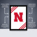 The image is a poster featuring the logo of the University of Nebraska at Omaha. The poster is described as " Officially Licensed" and "Premium Printed", indicating that it is a high-quality, professionally printed poster. The poster is also described as "Shipped Flat" and "The Perfect Gift", suggesting that it is a thoughtful and attractive gift option.
