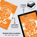 The image is a promotional poster for a basketball team, specifically the Tennessee Titans. It features two framed and two unframed versions of the team's logo and text, along with a description of the frame sizes available.