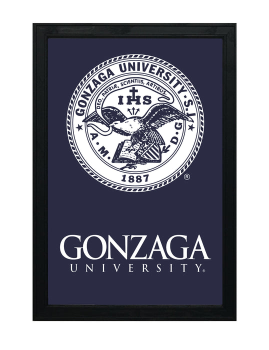 Limited Edition Gonzaga Bulldogs School Seal Poster - 13x19"