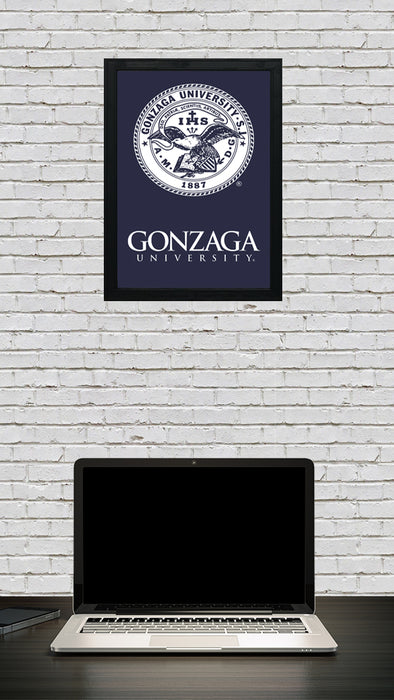 Limited Edition Gonzaga Bulldogs School Seal Poster - 13x19"