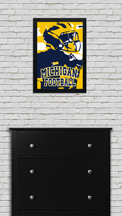 Limited Edition Michigan Football Poster - 90's Era Print Art - 13x19"