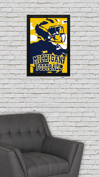 Limited Edition Michigan Football Poster - 90's Era Print Art - 13x19"