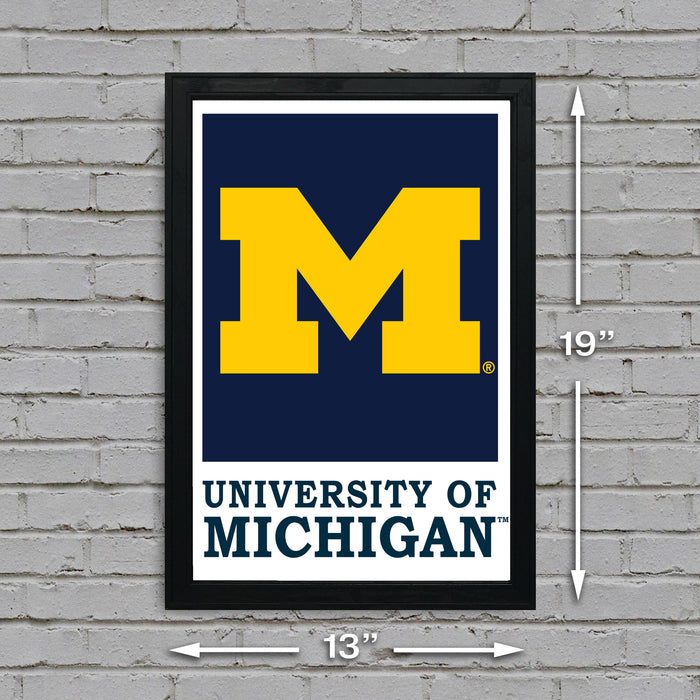 Limited Edition University of Michigan Poster Art Print - 13x19"