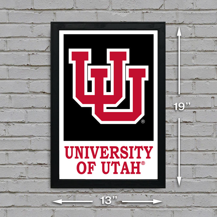 Limited Edition University of Utah Poster Print Art - 13x19"