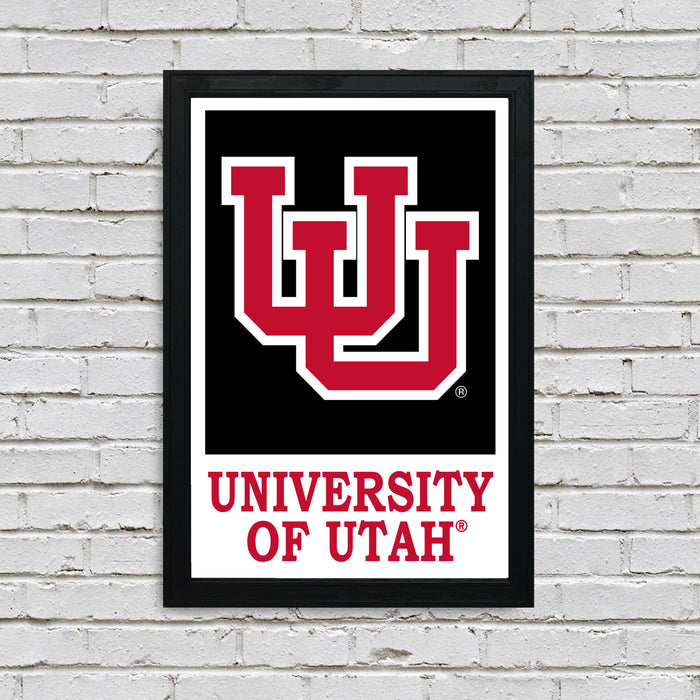 Limited Edition University of Utah Poster Print Art - 13x19"