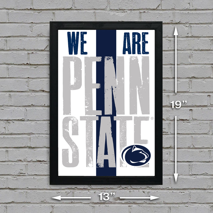 Limited Edition We Are Penn State Poster - Letterpress Print Art - 13x19"