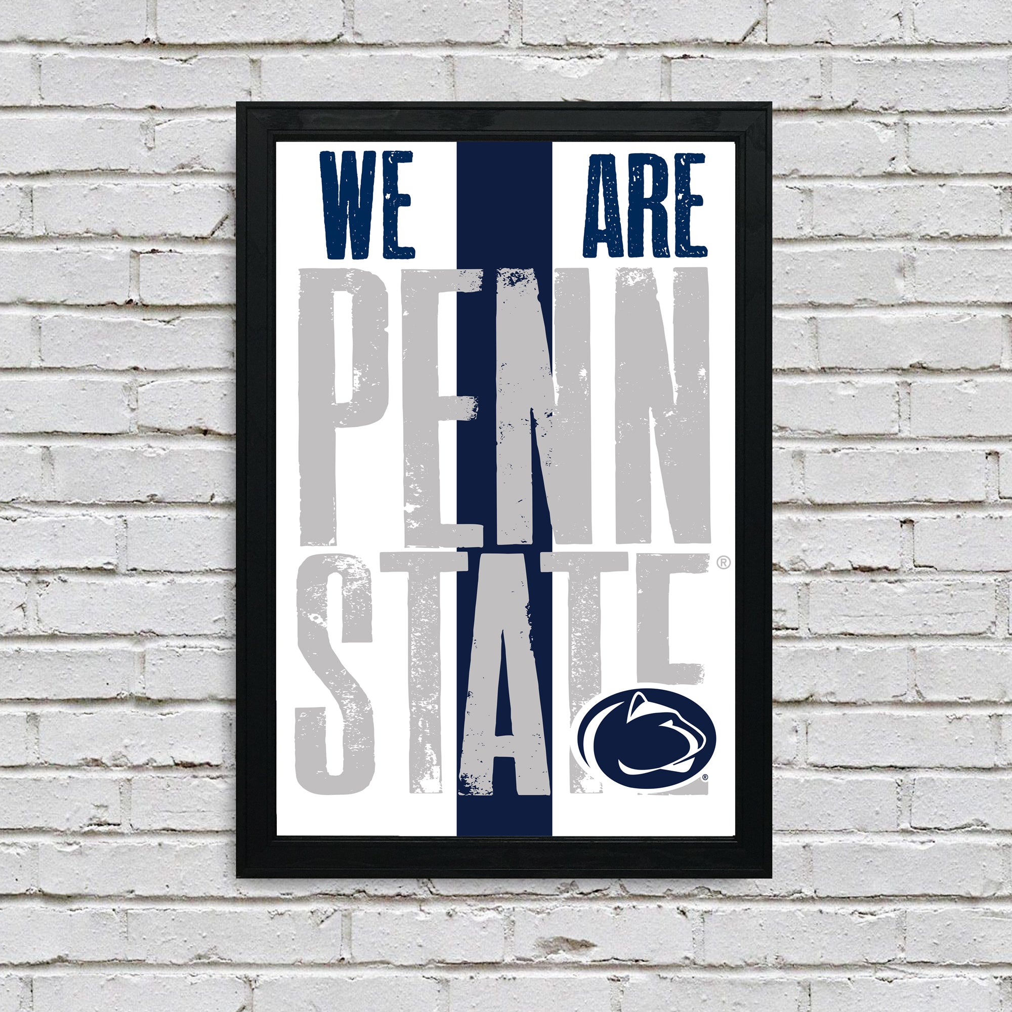 Limited Edition We Are Penn State Poster Letterpress Print Art 13x