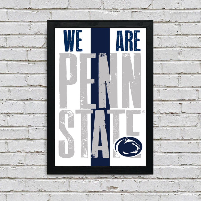 Limited Edition We Are Penn State Poster - Letterpress Print Art - 13x19"