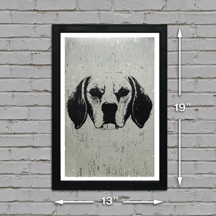 Limited Edition Beagle Art Poster / Print - 13x19"