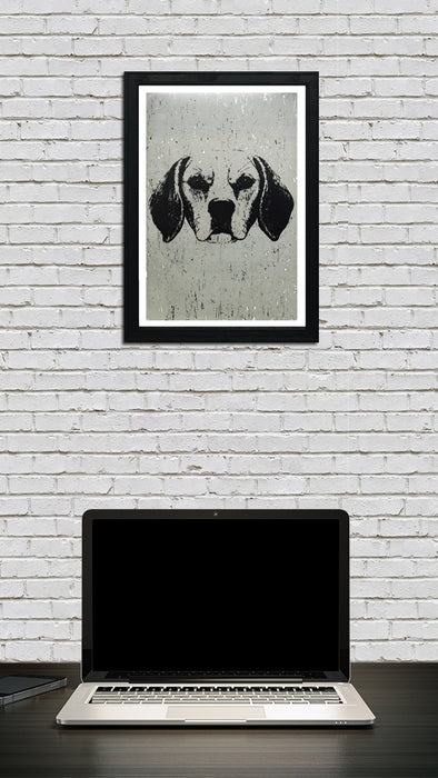 Limited Edition Beagle Art Poster / Print - 13x19"