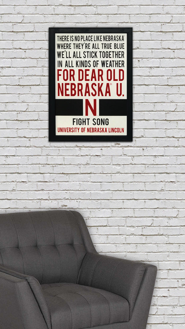 Nebraska Cornhuskers College Vault OFA Black Old Favorite
