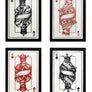 Limited Edition 4 Kings Poster Art Print Set - 13x19