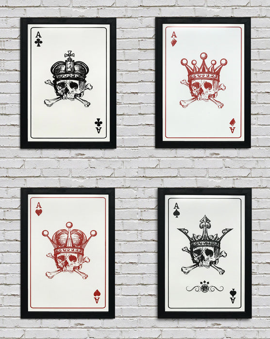 Limited Edition 4 of a Kind - Aces Poster Art - 13x19"