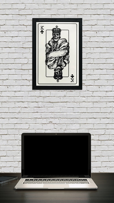 Limited Edition King of Clubs Poster Art Print - 13x19"