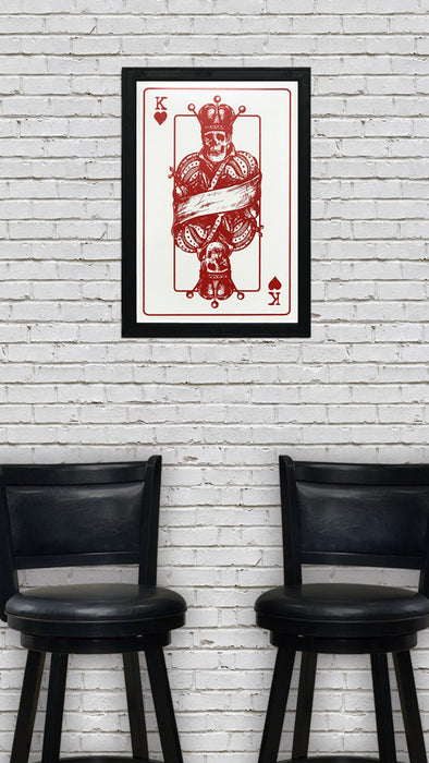 Limited Edition King of Hearts Poster Art Print - 13x19"