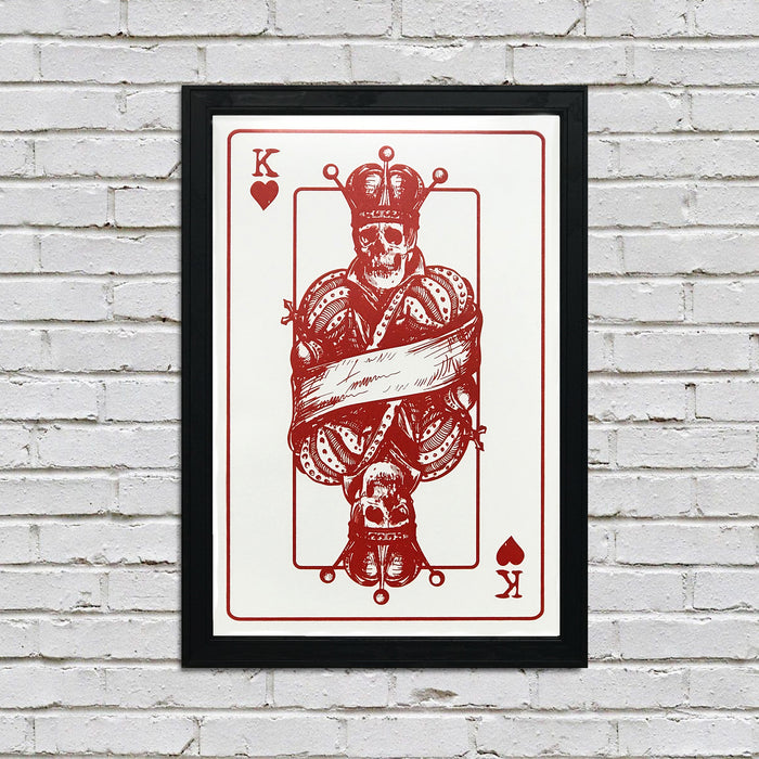 Limited Edition King of Hearts Poster Art Print - 13x19"