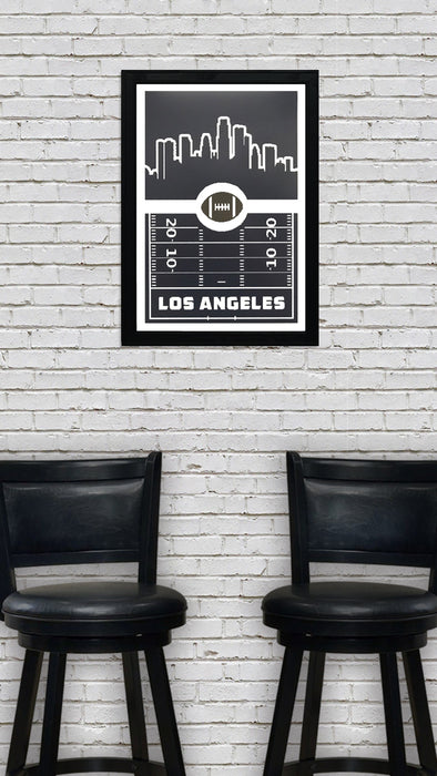 Limited Edition Los Angeles Rams Poster Art - Retro Print 13x19"