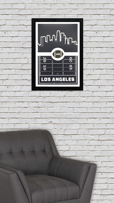 Limited Edition Los Angeles Rams Poster Art - Retro Print 13x19"